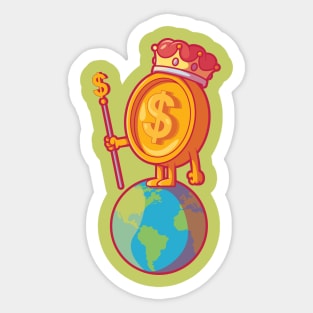 King of the World! Sticker